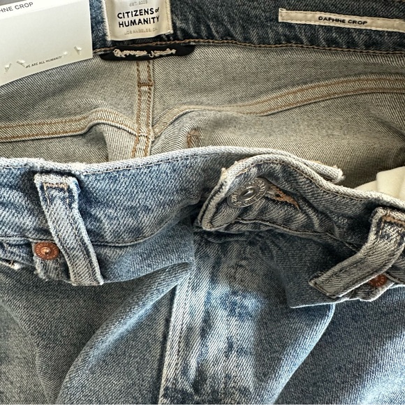 CITIZENS OF HUMANITY Daphne Distressed Stovepipe Crop Jeans - Picture 14 of 15